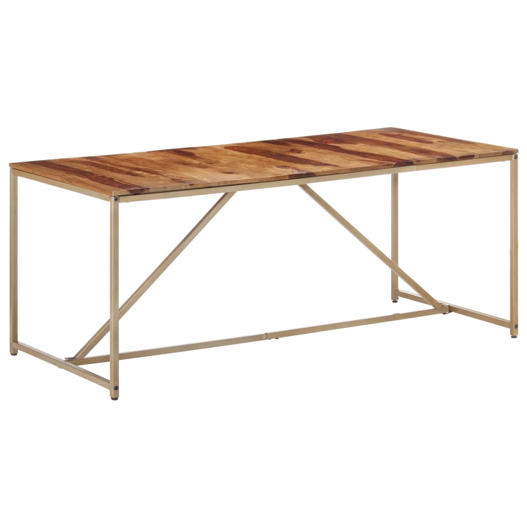 Masa de bucatarie vidaXL, 180x90x76 cm, lemn masiv, 31.45 kg 286335 ...