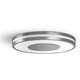 Plafoniera LED inteligenta Philips Hue Being, Bluetooth, ZigBee Light Link, 22.5W (204W), 2500 lm, lumina ambianta alba (2200-6500K), 34.8cm, metal/plastic, Argintiu, Intrerupator cu variator inclus, clasa energetica F