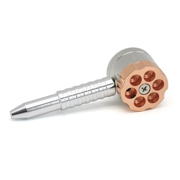 Grinder cu pipa Bullet, Toro, 2 in 1, Metal