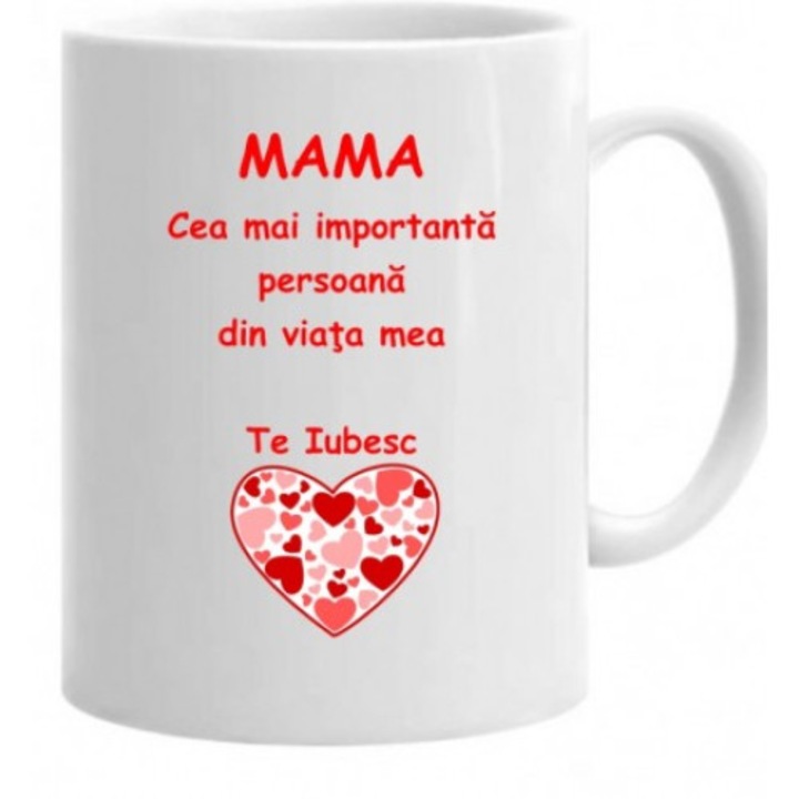 Bögre "Anya a legfontosabb személy az életemben" felirattal, 330 ml, Profitop