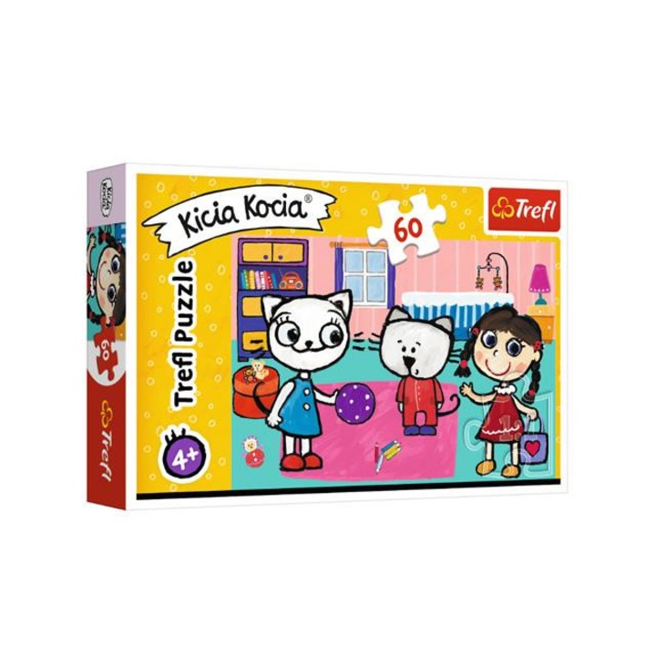 Trefl - Puzzle Cica a barátokkal - 40 - 99 darab