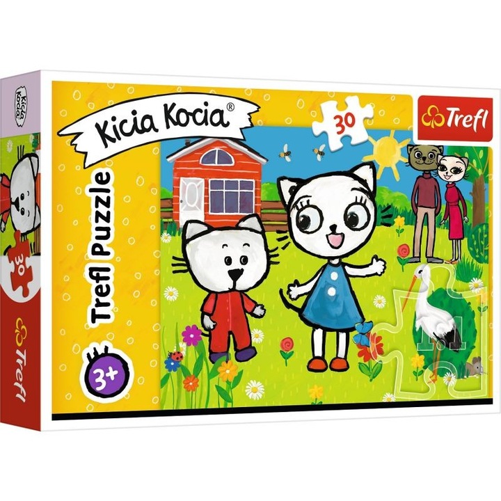 Trefl - The Adventures of Kitty Feline 30 db-os puzzle