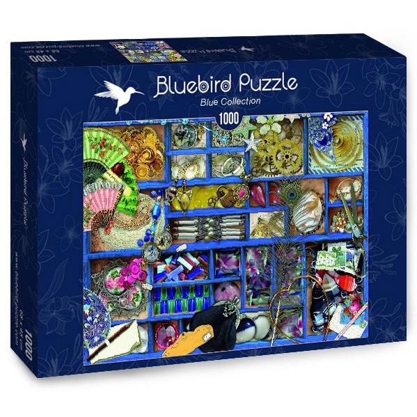 Puzzle Bluebird 1000 piese - Blue Collection - eMAG.ro