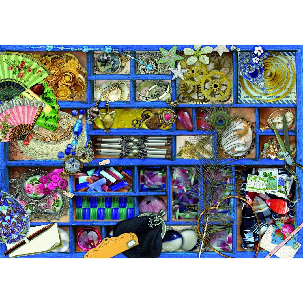 Puzzle Bluebird 1000 piese - Blue Collection - eMAG.ro