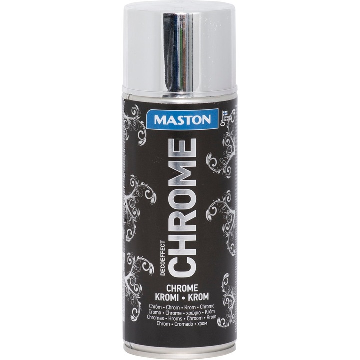 Spray vopsea Maston cu efect decorativ crom, 400 ml