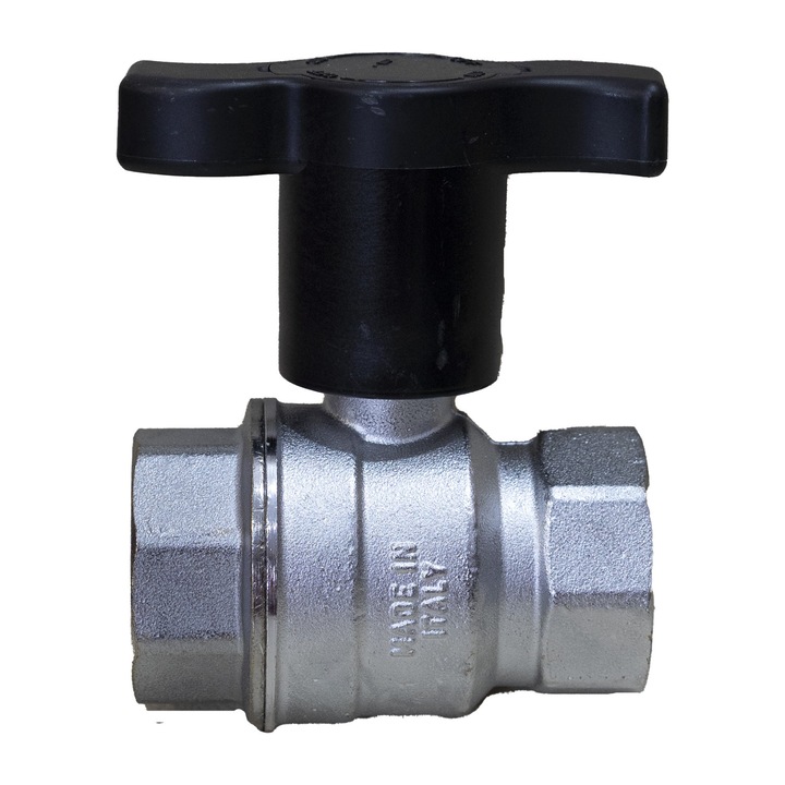 Robinet sfera FF trecere totala cu fluture inaltat 1"