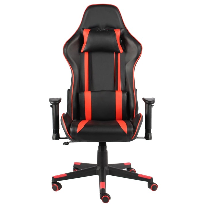 vidaXL piros PVC forgó gamer szék 20481