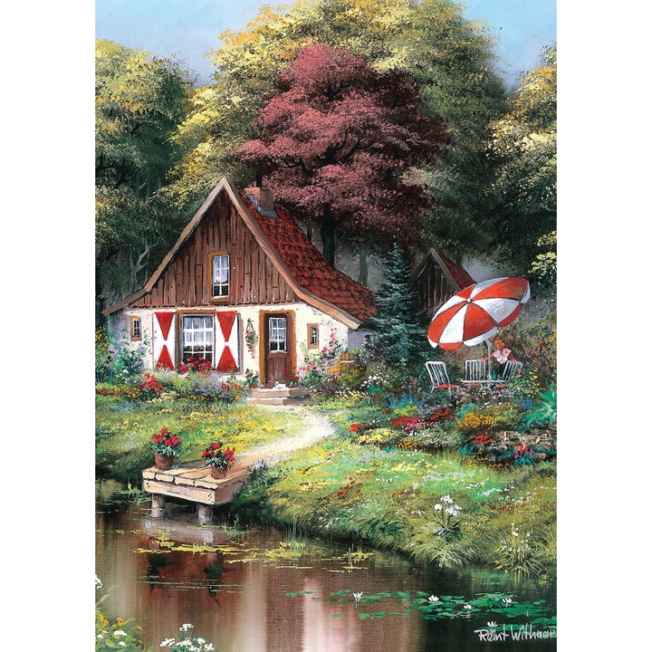 Art puzzle - Puzzle Vasárnapi reggeli - Kunyhó - 500 darab