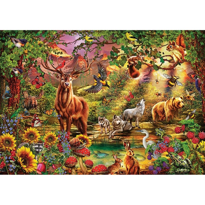 Пъзел Art Puzzle 1000 части - Enchanted Forest