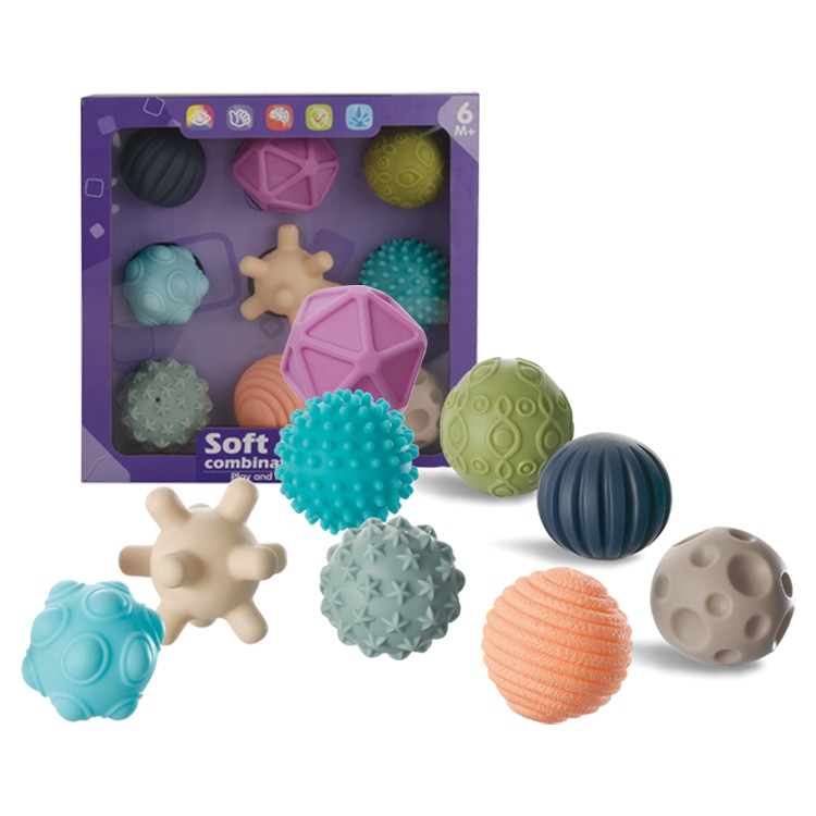 Set 9 mingi senzoriale din silicon - eMAG.ro