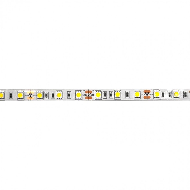 LED szalag Lightex 3528, Zöld színű, 60db/m, 12VDC, 4,8W/méter, IP20, 120D, 240lm/m, 1m