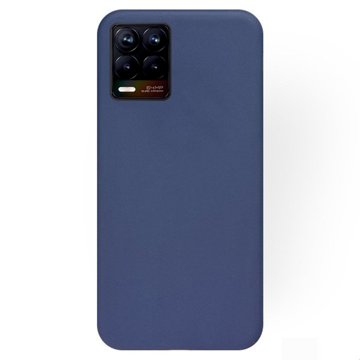 Кейс за телефон Realme 8 / 8 Pro - син силиконов кейс