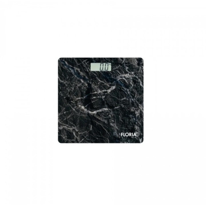 Cantar electronic de persoane Floria ZLN1970 Negru, ecran LCD, capaitate maxima 150 kg