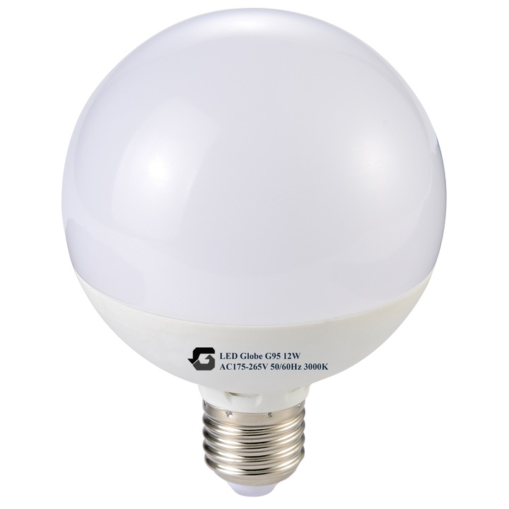 Global G9512WE273000K LED lámpa (E27, 1020 Lm, 3.000K, 12W, meleg fehér)