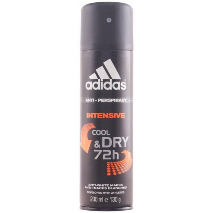 Deodorant Spray Antiperspirant Adidas Cool & Dry Intensive 72H, Barbati, 200 ml