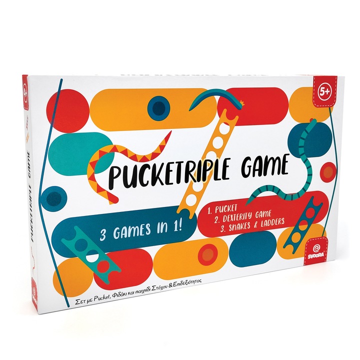 Társasjáték 3 az 1-ben Pucketriple