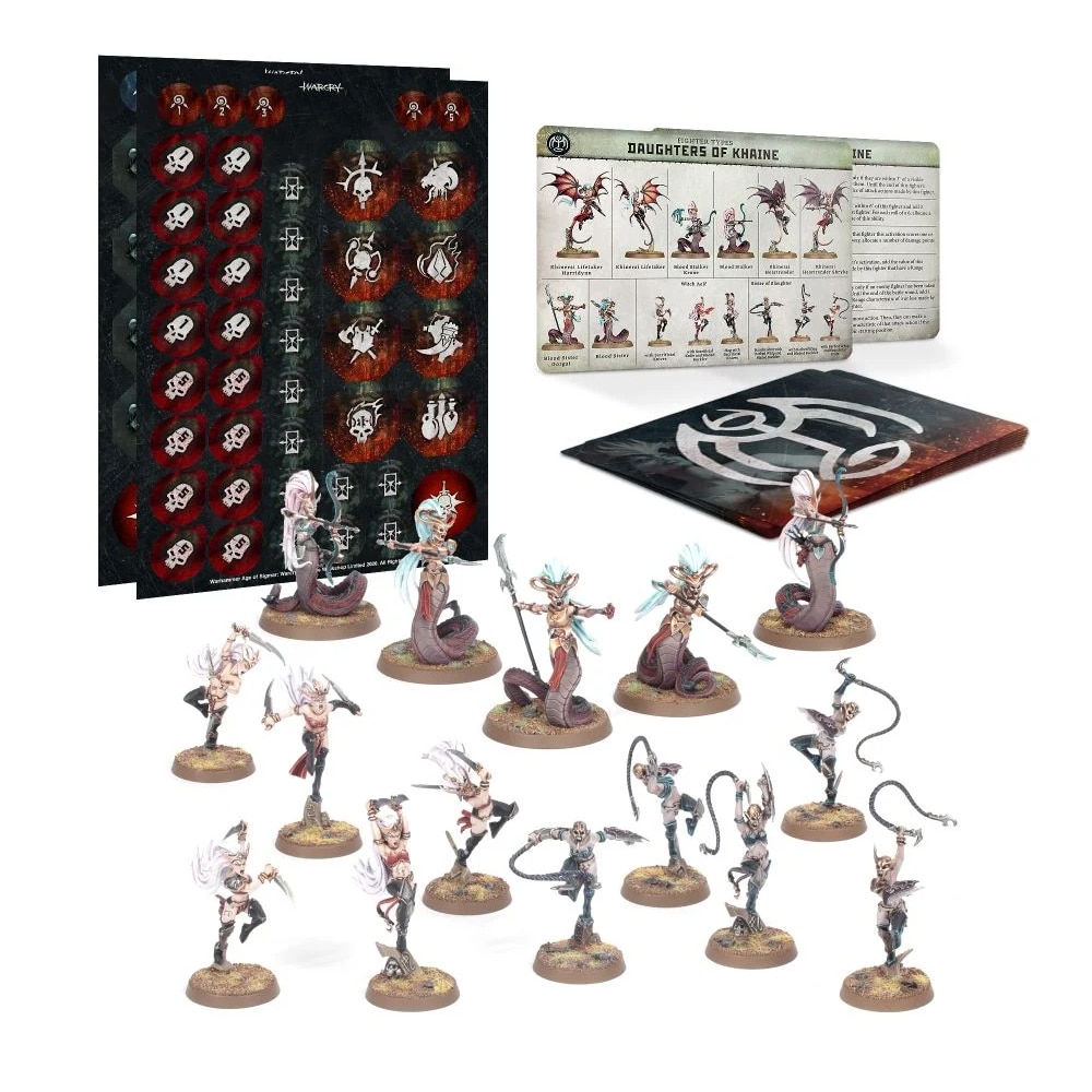 Warhammer AoS Daughters Of Khaine Würfel Set - Offizielle Games Workshop Würfel