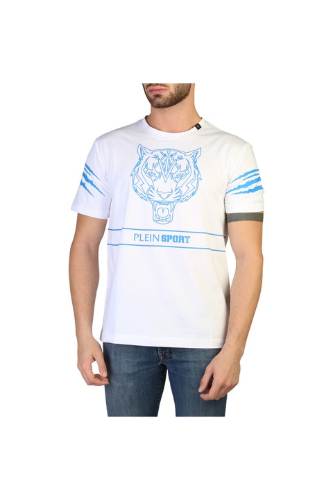 Férfi póló Plein Sport TIPS102, fehér, XL INTL