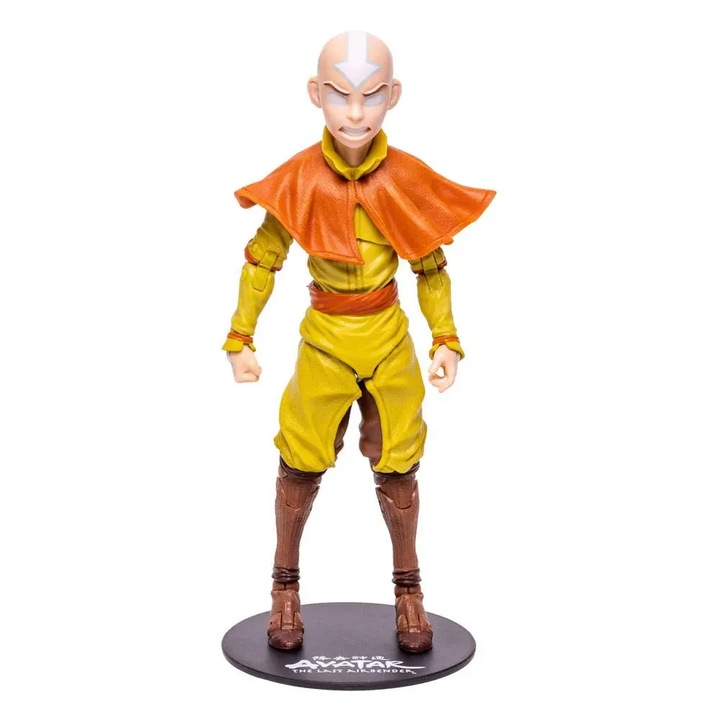 Figurina Articulata Avatar The Last Airbender Aang Avatar State (Gold Label) 18 cm