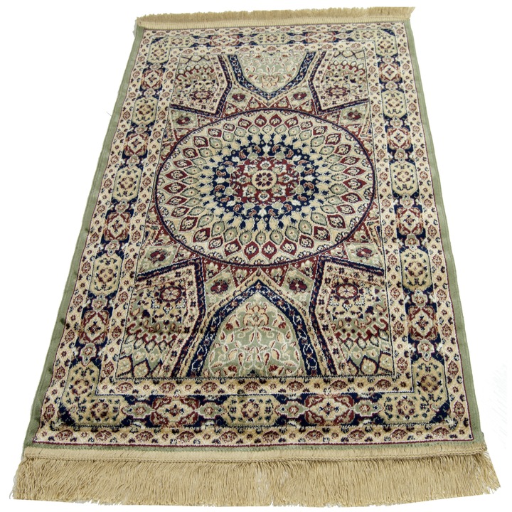 Covor dreptunghiular, Material sintetic, 140x95cm, Multicolor