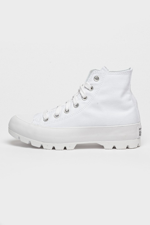 Converse, Tenisi flatform Chuck Taylor All Star Lugged, Alb
