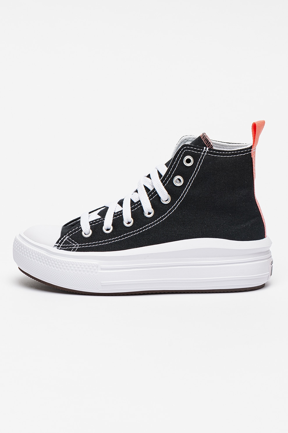 Converse, Tenisi flatform inalti Chuck Taylor All Star Move, Negru, 29 EU