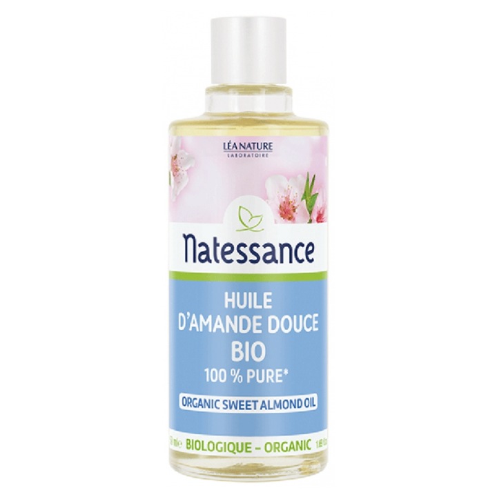 Ulei de migdale dulci organic Natessance, 50ml