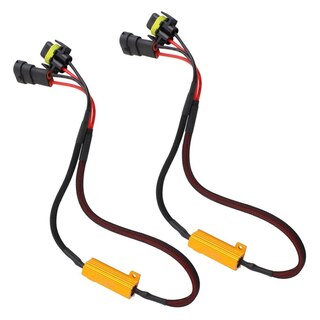 X1 Filtro Corazzato CANBUS 100W-5 Ohm Plug & Play Per Lampade Kit Led H8 SPEGNI SPIA Avaria Erro