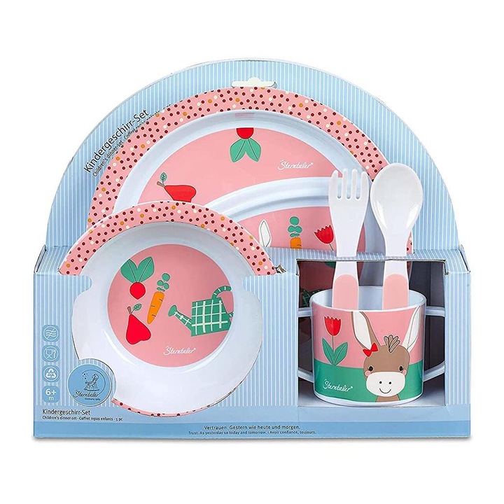Детски прибори за хранене Sterntaler, 5 части