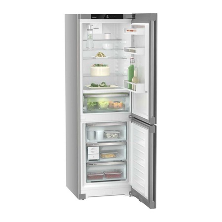 Combina frigorifica Liebherr KGBNsfd 52Z23, 320 l, NoFrost, BioFresh, DuoCooling, EasyTwist-Ice, BluPerformane, Clasa D, 185.5 cm, Inox