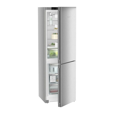 Combina frigorifica Liebherr KGBNsfd 52Z23, 320 l, NoFrost, BioFresh, DuoCooling, EasyTwist-Ice, BluPerformane, Clasa D, 185.5 cm, Inox