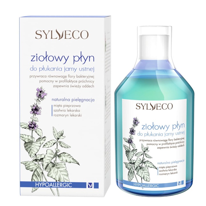 Sylveco gyógynövényes szájvíz, 500 ml