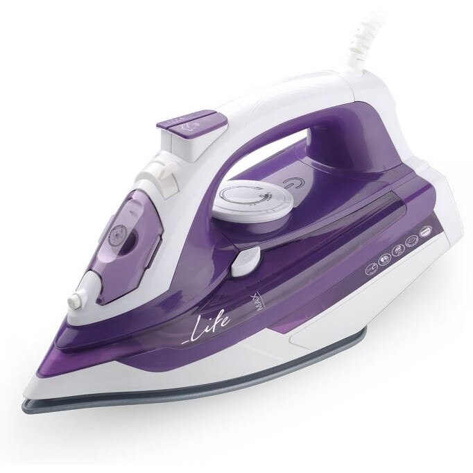 Fier de calcat Life Silky Purple, 2400W, talpa ceramica
