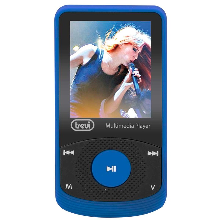 Trevi MPV 1725 SD MP3 MP4 lejátszó, Fekete/Kék