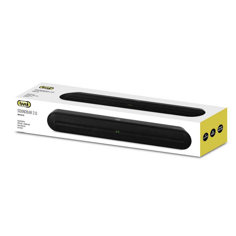 Bara de sunet, Trevi, Bluetooth, SB 8316, TV, Negru