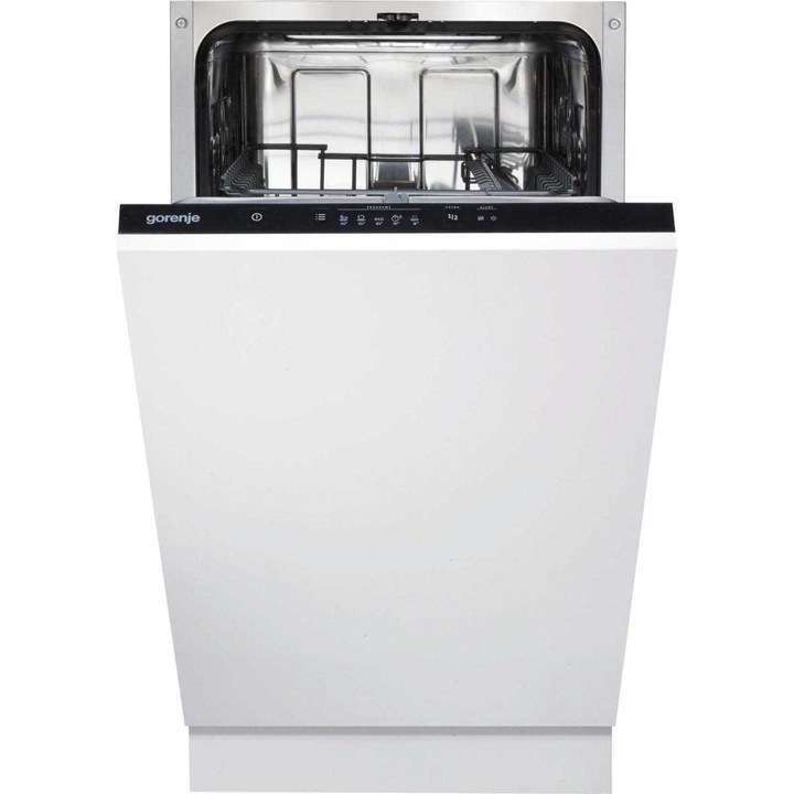 Masina de spalat vase, Gorenje GV520E15, Complet incorporabila, 9 locuri, 45 cm, Clasa energetica E, Alb