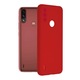 Husa de silicon pentru Motorola Moto E7 Power, Interior Microfibra si Protectie Camera, Rosu