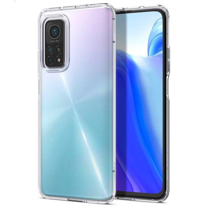 Husa de silicon Hard TPU 2mm pentru Xiaomi Mi 10T/ Mi 10T Pro, Transparent