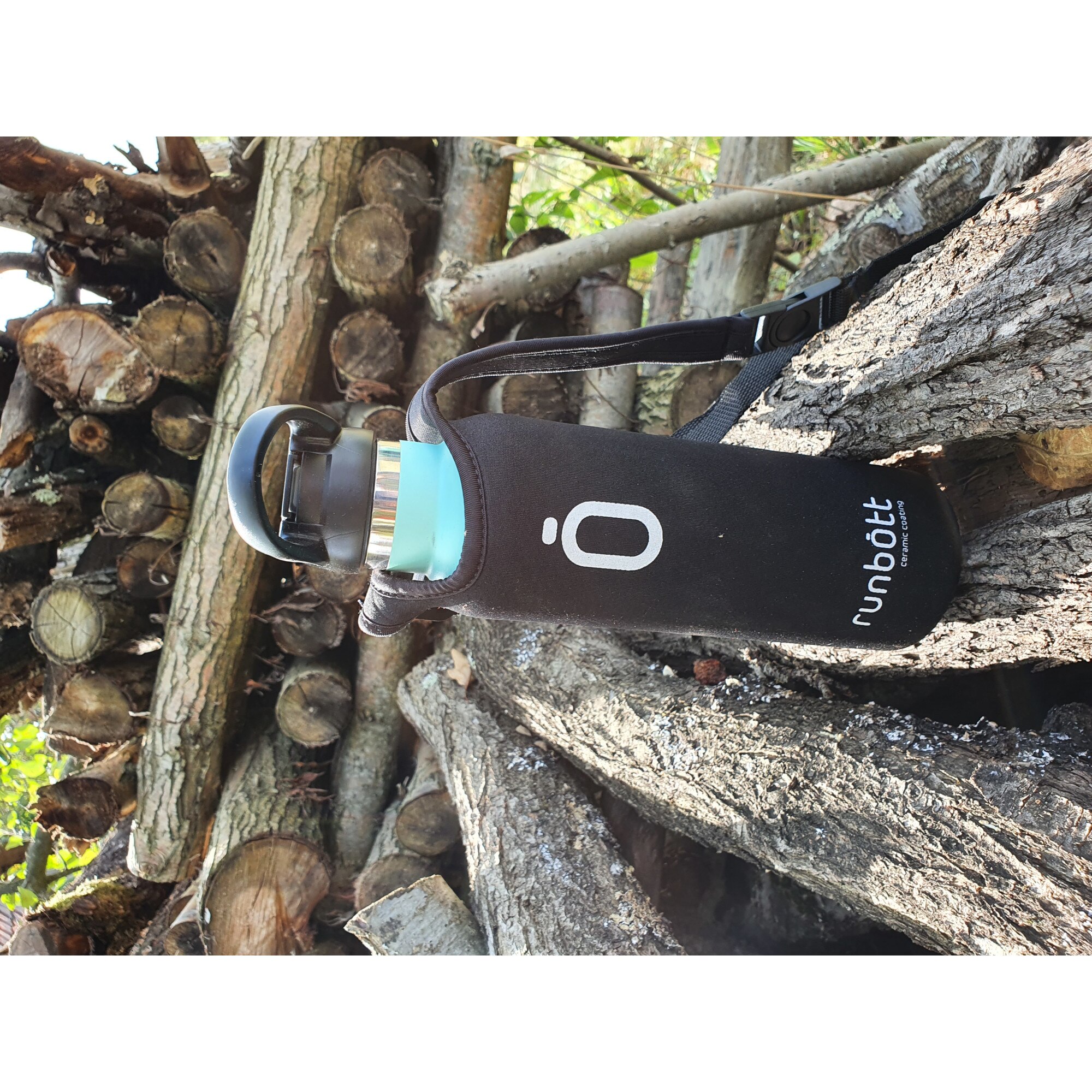 Sticla termos, Runbott, otel /ceramica, turcoaz, 600 ml - eMAG.ro