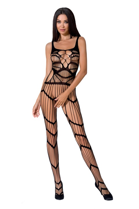 Body erotic Passion BS058, Poliamida/Elastan, Negru, One size