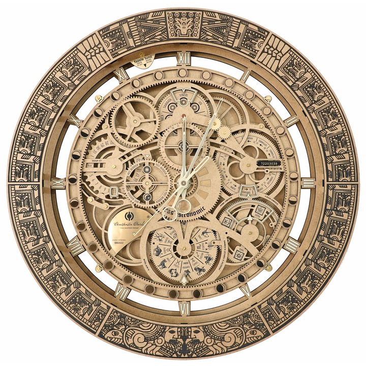 Ceas Astronomic Grand Constantin Dardi, Natur, 55 cm