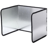Protectie aragaz impotriva stropilor, Aiorber, 3 panouri, aluminiu, 97x30 cm, argintiu