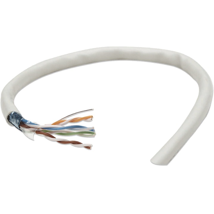 FTP кабелна ролка INTELLINET, Cat5e, 305 м, Медна, Stranded, 26 AWG, 337892