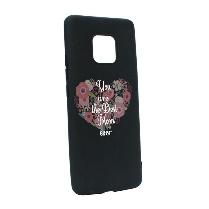 Husa Silicon Compatibila Cu Xiaomi Redmi Note 9 Pro, Best Mom Ever, rezistenta la uzura, B 30