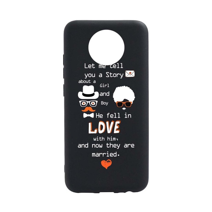 Силиконов калъф Unique за Huawei Nokia C10, Married, B 42