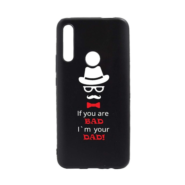 Husa Silicon Compatibila Cu Xiaomi Redmi Note 8T, Bad Dad, rezistenta la uzura, B 53