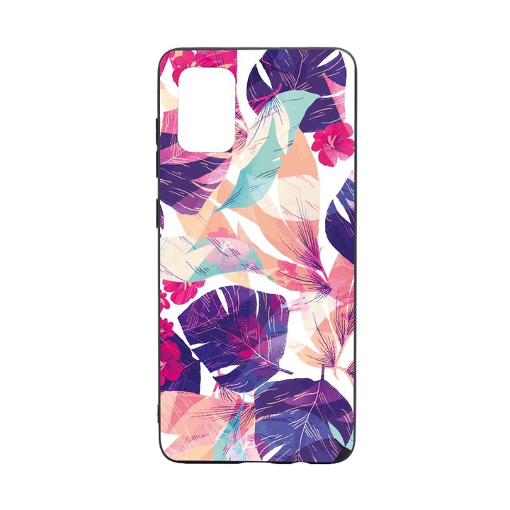 Силиконов калъф Unique за Samsung Galaxy A71, Tropical Flowers, B 71