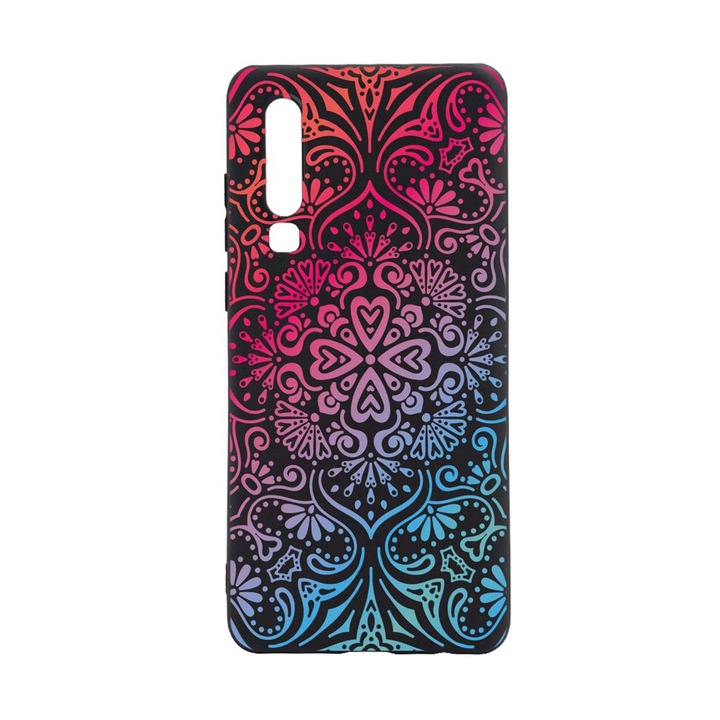 Husa Silicon Compatibila Cu Samsung Galaxy A70 / A70s, Mandala Color, rezistenta la uzura, B 72