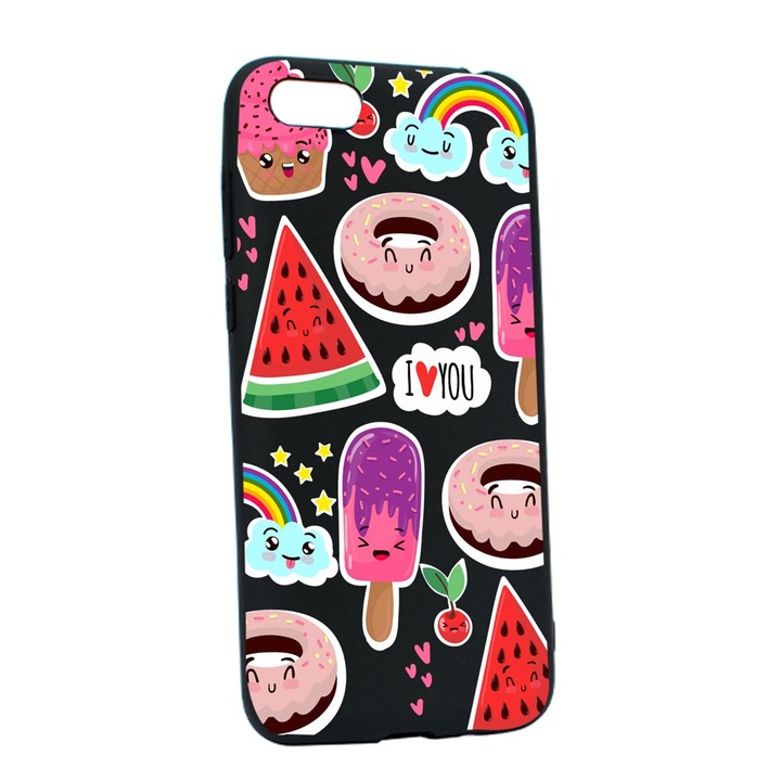 Husa Silicon Compatibila Cu Apple iPhone SE 2020, Summer Feeling, rezistenta la uzura, B 87