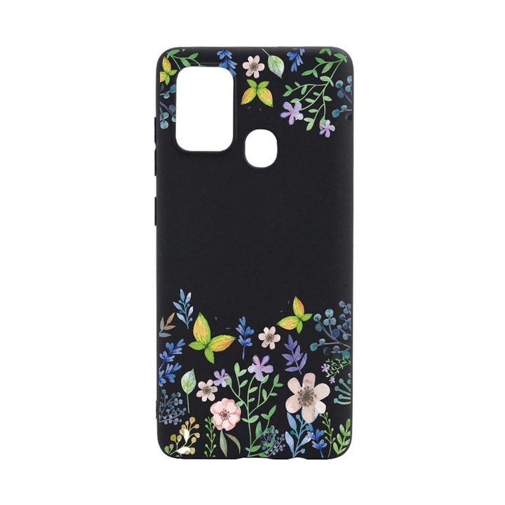 Szilikon védőtok, Xiaomi Poco C40 / Redmi 10C, Butterfly Flowers, B 95